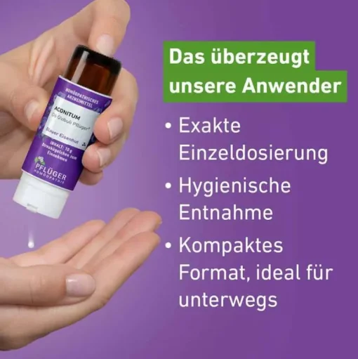 Pflüger A-Aconitum D6 Globuli Dosierspender, 10 g