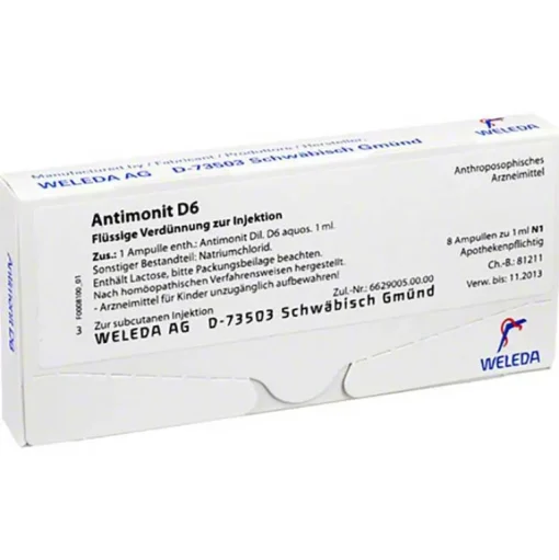 Weleda Haut-Antimonit D 6 Ampullen, 8 St