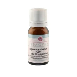 A-Argentum nitricum C 30 Globuli, 10 g