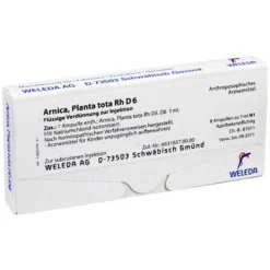 Weleda Verletzungen-Arnica Planta Tota RH D 6 Ampullen, 8X1 ml