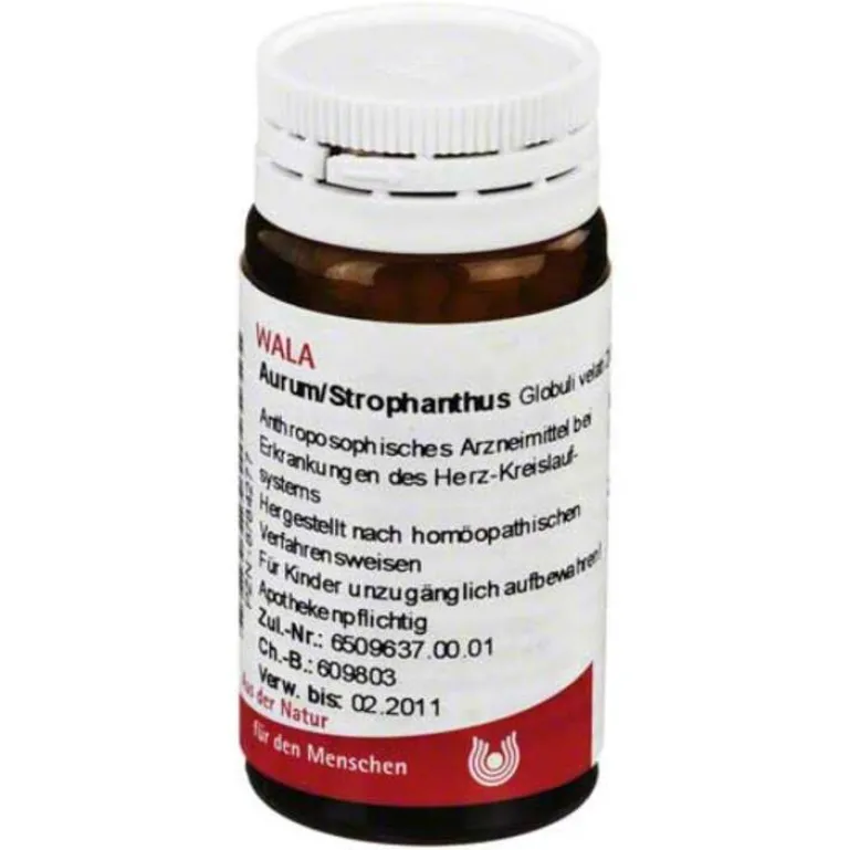Wala Herz, Kreislauf & Venen-Aurum / Strophanthus Globuli, 20 g