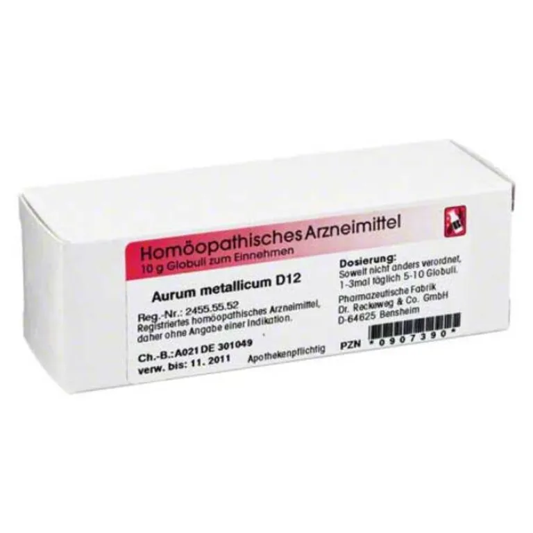 Dr. Reckeweg A|A-Aurum metallicum D 12 Globuli, 10 g