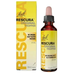 Rescura Bachblütentropfen-Bachblüten Original Tropfen mit Alkohol, 20 ml