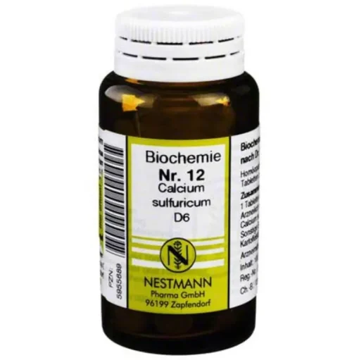Nestmann D 6-Biochemie 12 Calcium sulfuricum D 6 Tabletten, 100 St