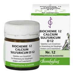 Bombastus D 12|Salze 1-12-Biochemie 12 Calcium sulfuricum D 12 Tabletten, 80 St