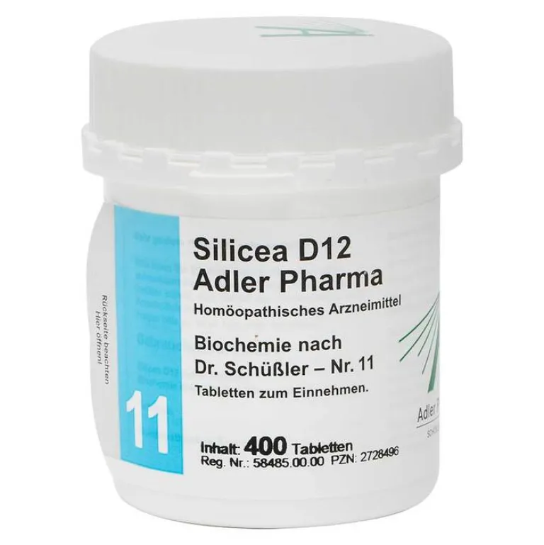 Adler Salze 1-12|D 12-Biochemie 11 Silicea D12 Ph. Tabletten, 400 St