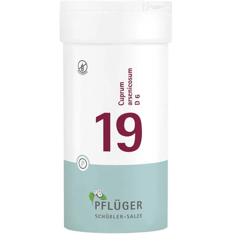 Pflüger Salze 13-24|Salze 1-12-Biochemie 19 Cuprum arsenicosum D 6 Tabletten, 400 St