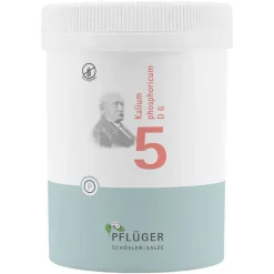 Pflüger Salze 1-12|D 6-Biochemie 5 Kalium phosphoricum D 6 Tabletten, 1000 St