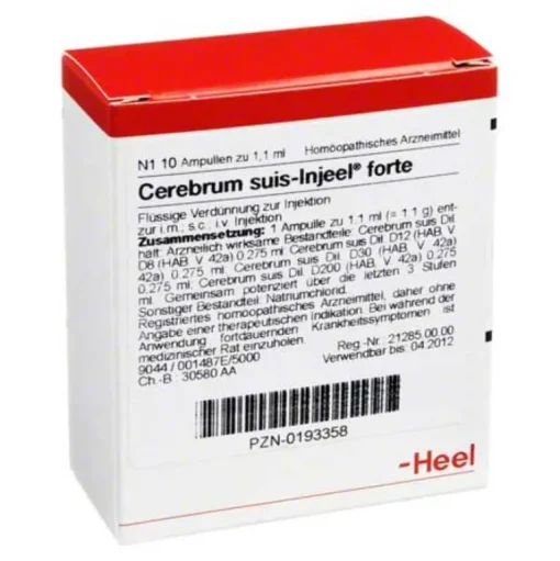 Injeel Heel-Cerebrum Suis forte Ampullen, 10 St