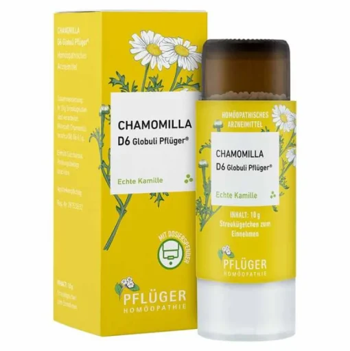 Pflüger C-Chamomilla D6 Globuli Dosierspender, 10 g