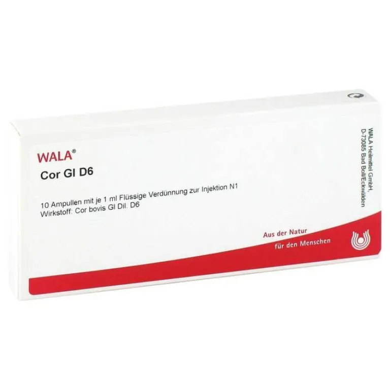 Wala Herz, Kreislauf & Venen-Cor GL D 6 Ampullen, 10X1 ml