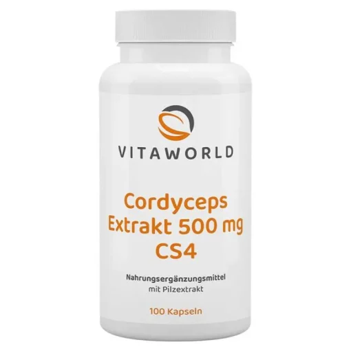 Vitaworld Cordyceps-Cordyceps Extrakt 500 mg Kapseln, 100 St