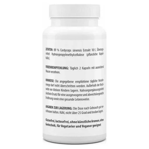 Vitaworld Cordyceps-Cordyceps Extrakt 500 mg Kapseln, 100 St