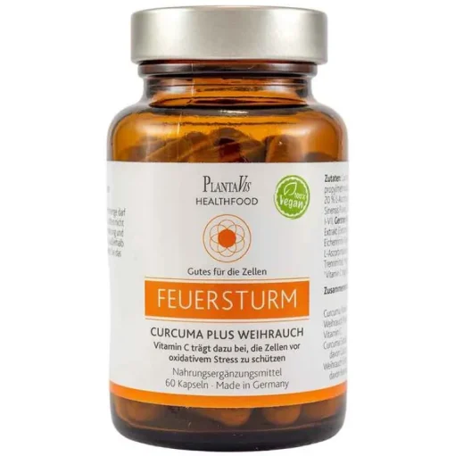 Plantavis Weihrauch|Kurkuma Kapseln-Curcuma plus Weihrauch Kapseln, 60 St