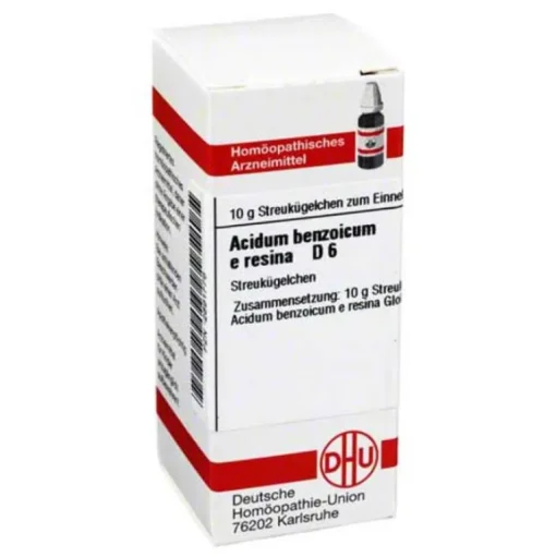 A|A-DHU Acidum benzoicum e res. D 6, 10 g