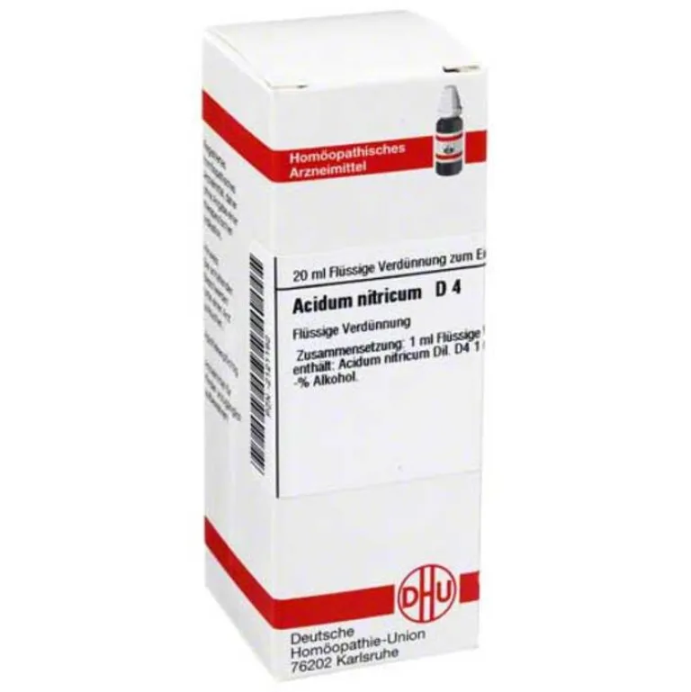 DHU A-Acidum nitricum D 4 Dilution, 20 ml