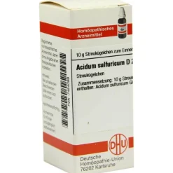A-DHU Acidum sulfuricum D 200 Globuli, 10 g