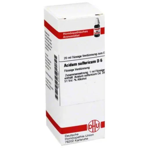 DHU A-Acidum sulfuricum D 6 Dilution, 20 ml
