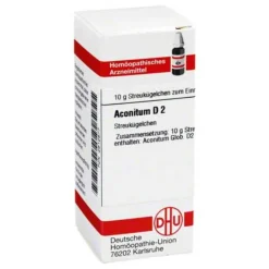 A|A-DHU Aconitum D 2 Globuli, 10 g
