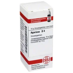 A|A-DHU Agaricus D 4 Globuli, 10 g