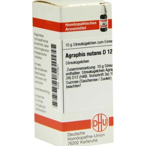 A|A-DHU Agraphis Nutans D 12 Globuli, 10 g
