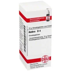 A|A-DHU Ambra D 4 Globuli, 10 g