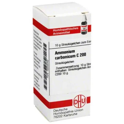 A|A-DHU Ammonium carbonicum C 200 Gl, 10 g