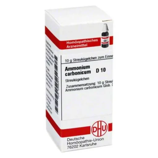 A|A-DHU Ammonium carbonicum D 10 Globuli, 10 g