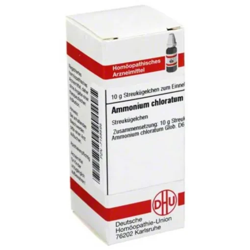 A|A-DHU Ammonium chloratum D 6 Globuli, 10 g