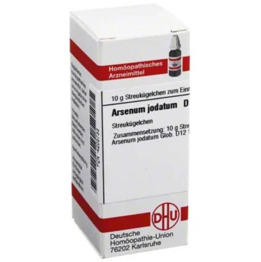 A|A-DHU Arsenum jodatum D 12 Globuli, 10 g
