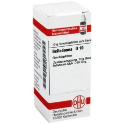 B|B-DHU Belladonna D 10 Globuli, 10 g