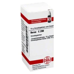 B|B-DHU Borax C 200 Globuli, 10 g