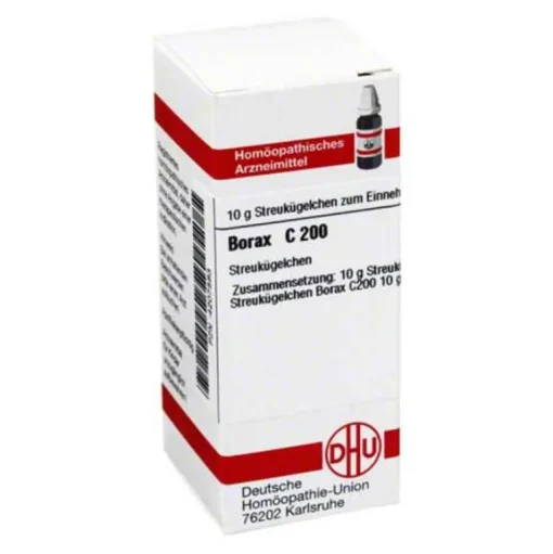 B|B-DHU Borax C 200 Globuli, 10 g