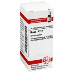 B|B-DHU Borax C 12 Globuli, 10 g