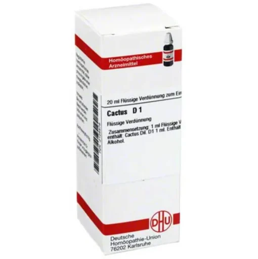 DHU C-Cactus D 1 Dilution, 20 ml