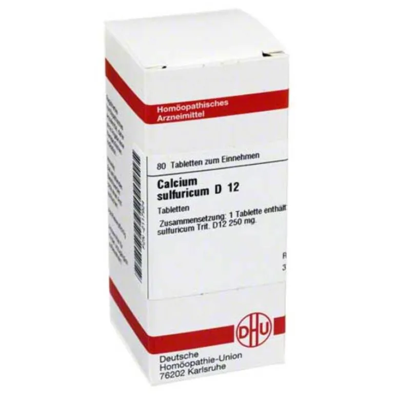 DHU Schüßler-Salze Salze 1-12|C-DHU Calcium sulfuricum D 12 Tabletten, 80 St