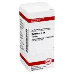 C-DHU Cantharis D 12 Tabletten, 80 St
