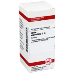 C-DHU Carbo vegetabilis C 6 Tabletten, 80 St