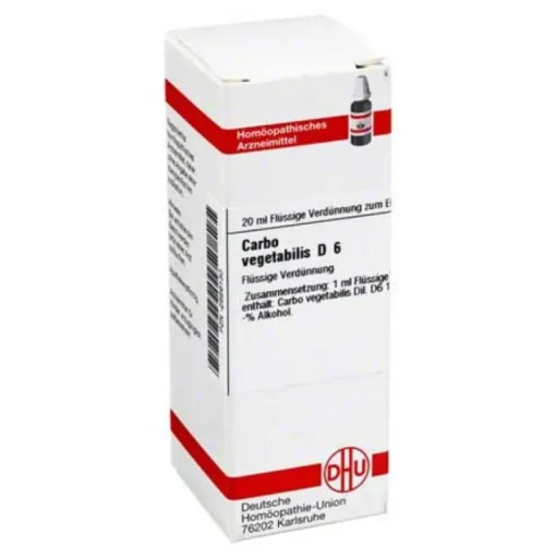 C-DHU Carbo vegetabilis D 6 Dilution, 20 ml
