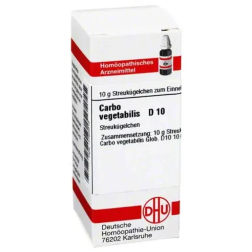 DHU C|C-Carbo vegetabilis D 10 Globuli, 10 g