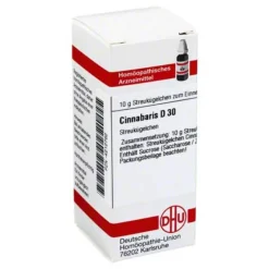 C|C-DHU Cinnabaris D 30 Globuli, 10 g