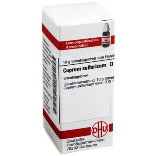C|C-DHU Cuprum sulfuricum D 12 Globuli, 10 g