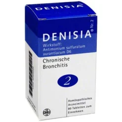 Dhu Komplexmittel-DHU Denisia 2 chronische Bronchitis Tabletten, 80 St