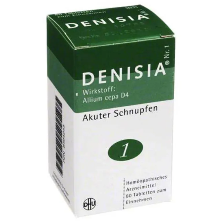 Dhu Komplexmittel-DHU Denisia 1 Schnupfen Tabletten, 80 St