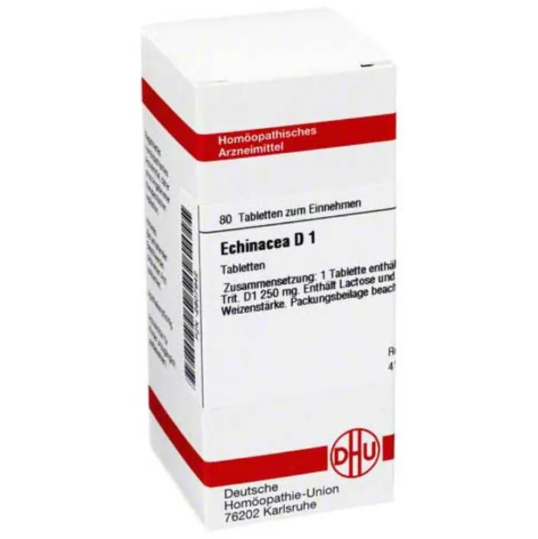 E-DHU Echinacea HAB D 1 Tabletten, 80 St