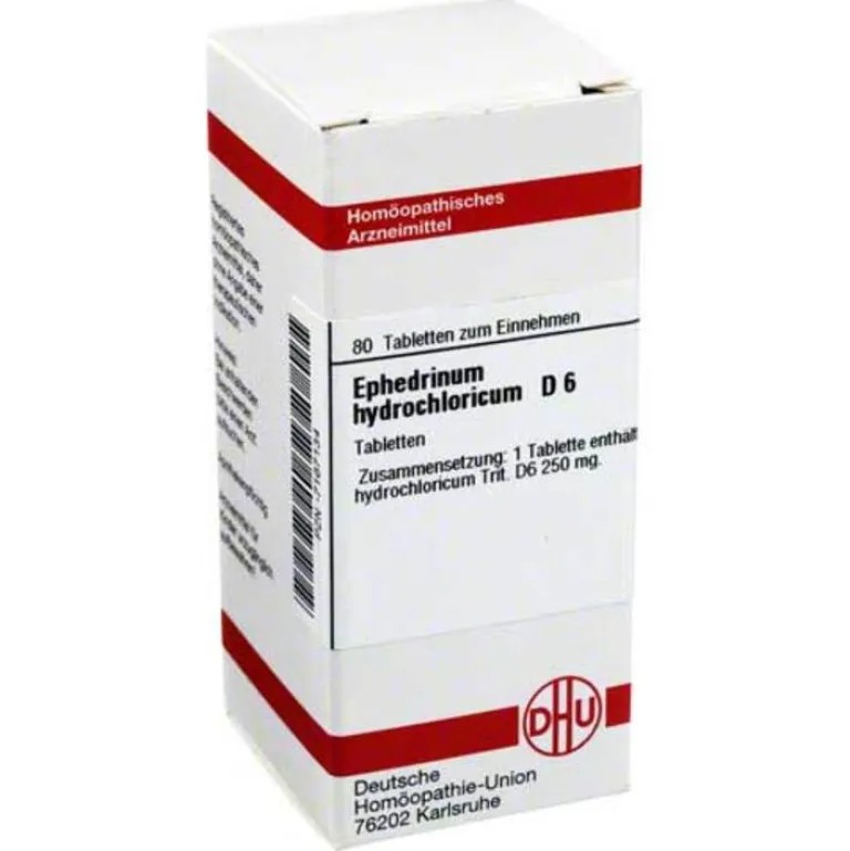 E-DHU Ephedrinum hydrochloricum D 6 Tabletten, 80 St