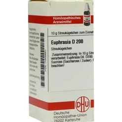 E|E-DHU Euphrasia D 200 Globuli, 10 g