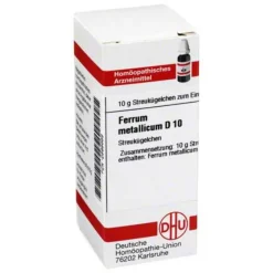 F|F-DHU Ferrum metallicum D 10 Globuli, 10 g