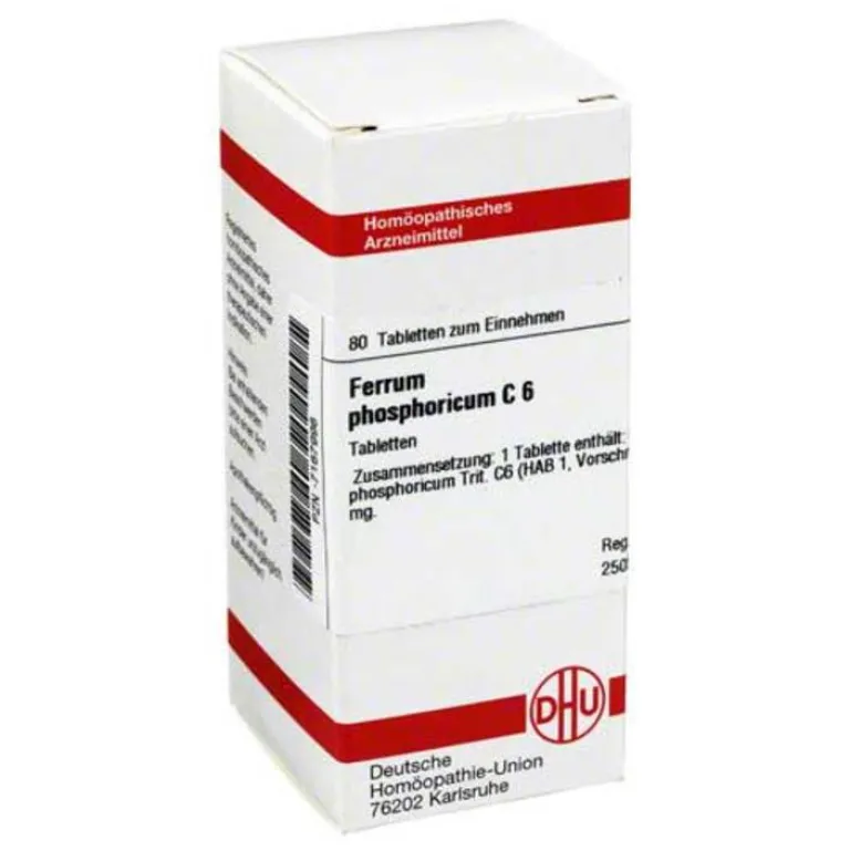 DHU Schüßler-Salze F|Salze 1-12-DHU Ferrum phosphoricum C 6 Tabletten, 80 St