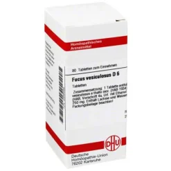 F-DHU Fucus vesiculosus D 6 Tabletten, 80 St